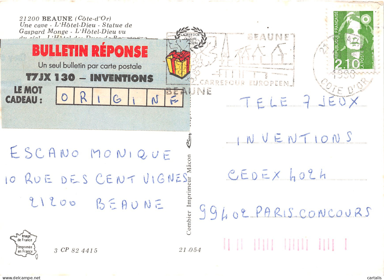 21-BEAUNE-N°3772-B/0115 - Beaune