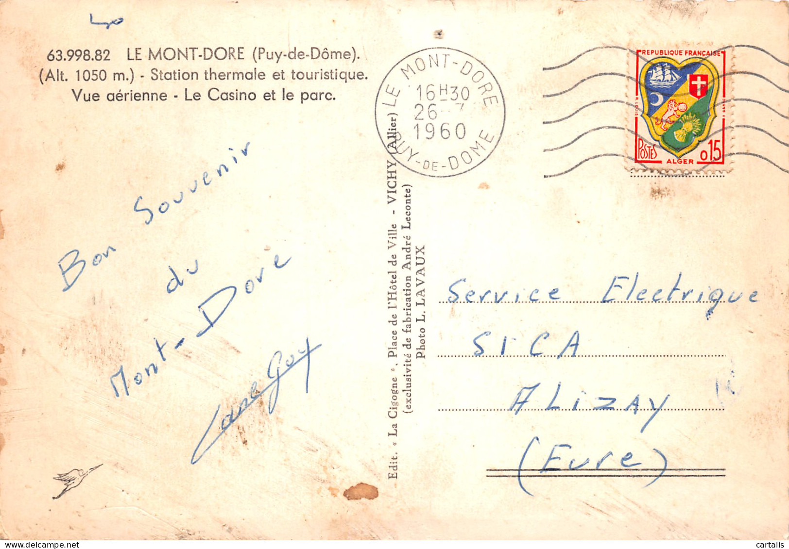 63-LE MONT DORE-N°3772-A/0359 - Le Mont Dore