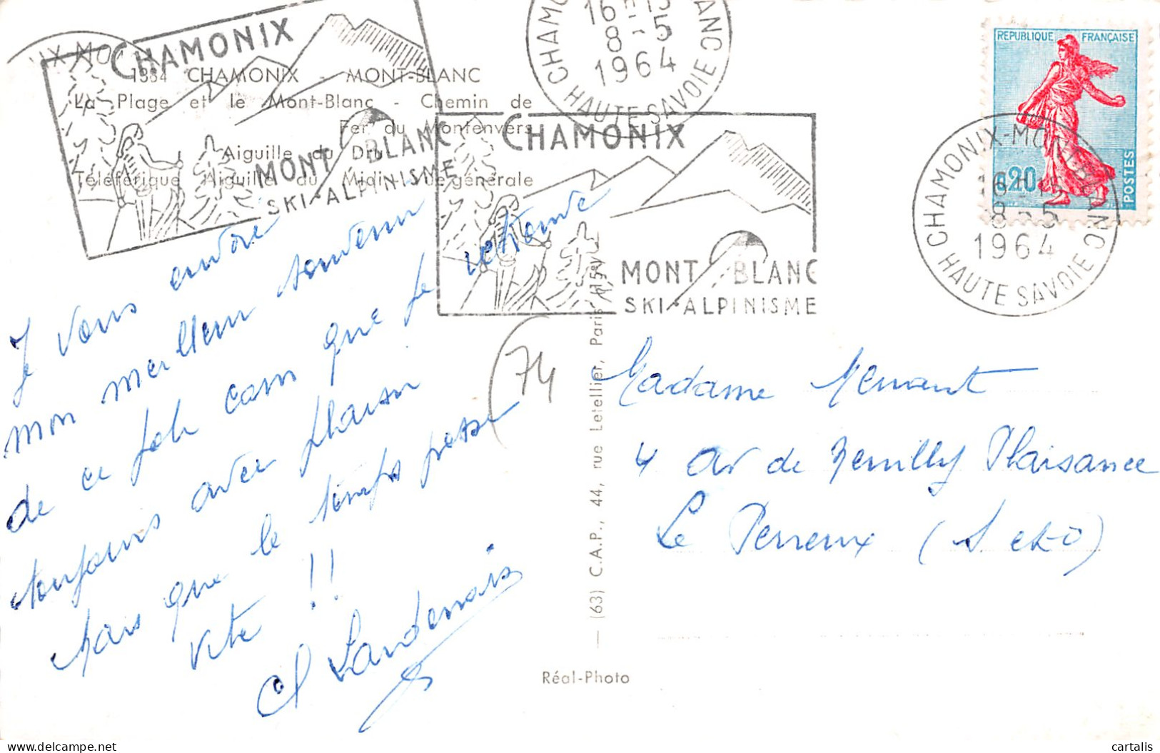 74-CHAMONIX-N°3772-E/0369 - Chamonix-Mont-Blanc