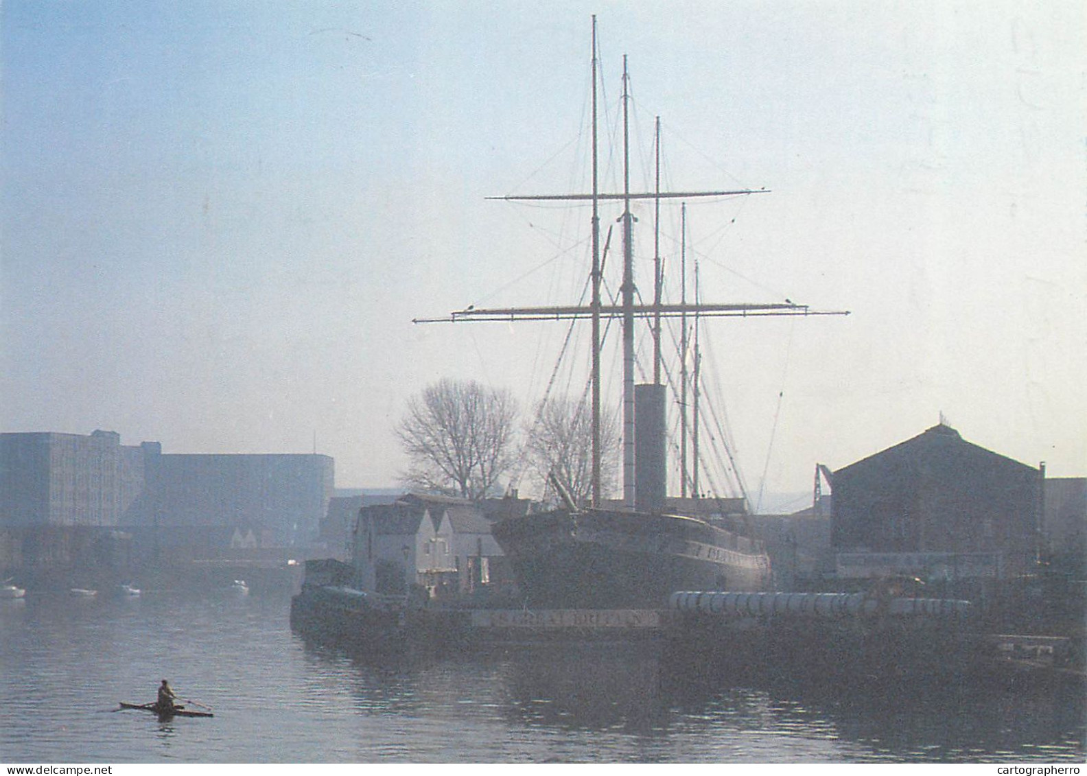 Navigation Sailing Vessels & Boats Themed Postcard S.S. Great Britain Bristol - Segelboote