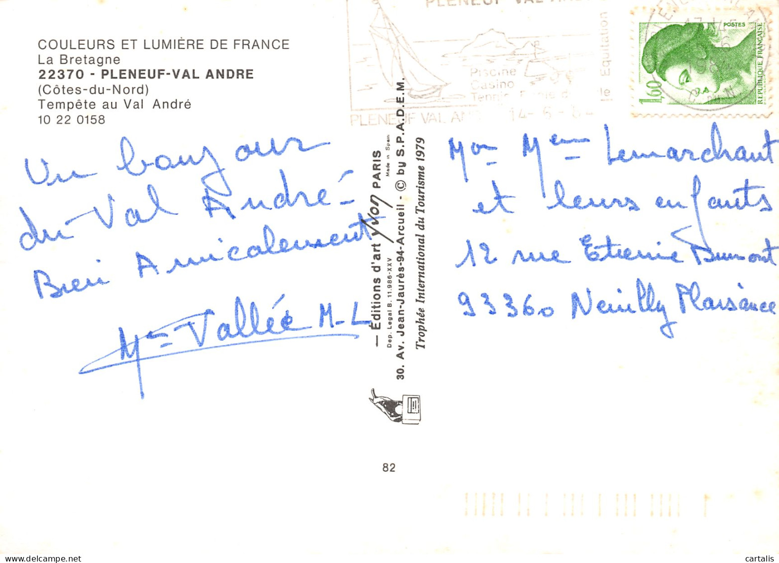 22-PLENEUF VAL ANDRE-N°3772-D/0107 - Pléneuf-Val-André
