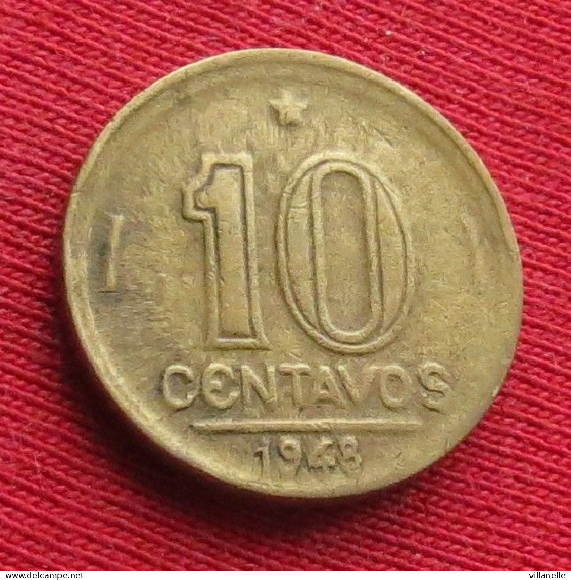 Brazil 10 Centavos 1948 Brasil Bresil Brazilie Brasile W ºº - Brésil