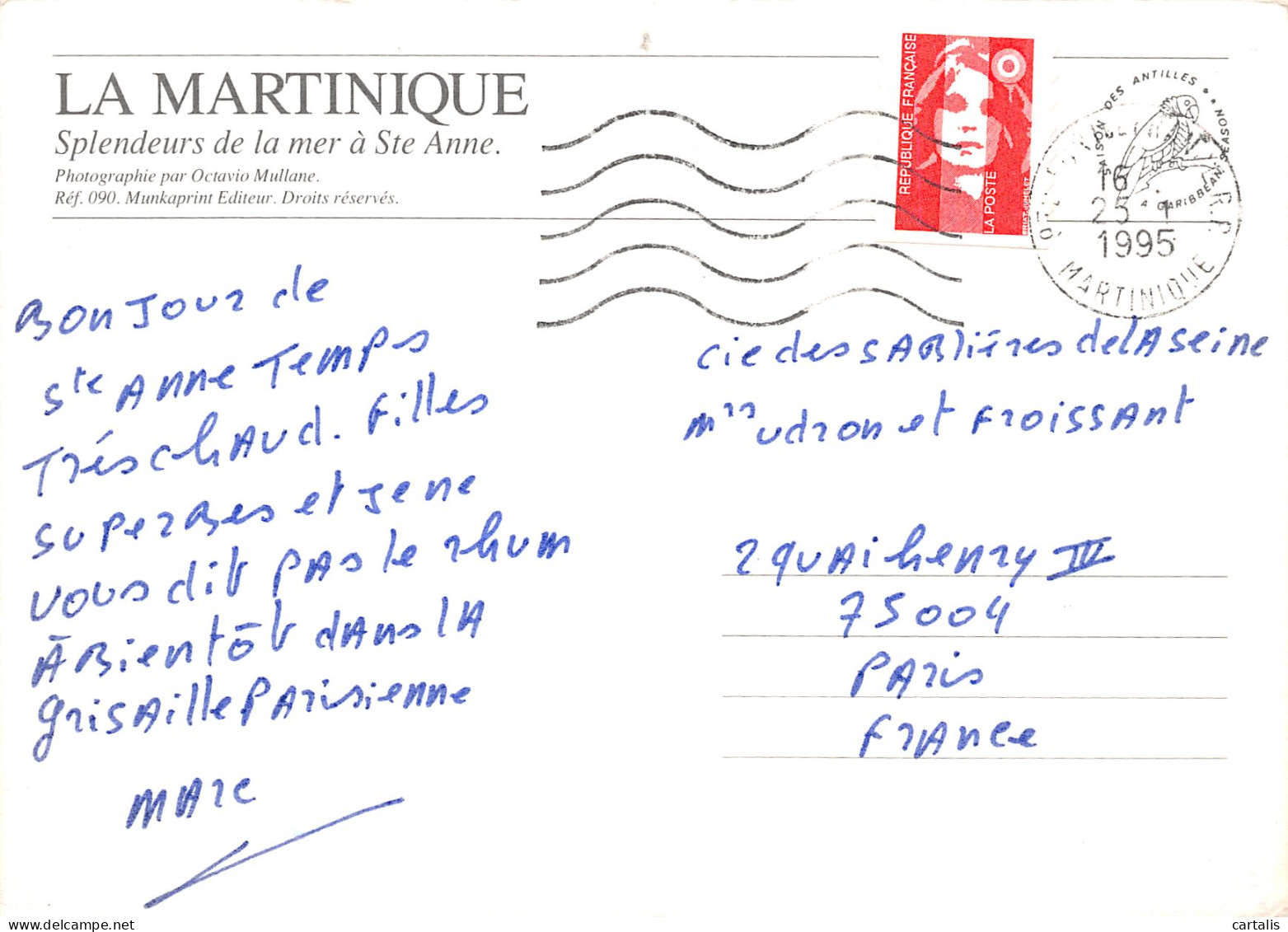 972-MARTINIQUE SAINTE ANNE-N°3772-D/0055 - Sonstige & Ohne Zuordnung