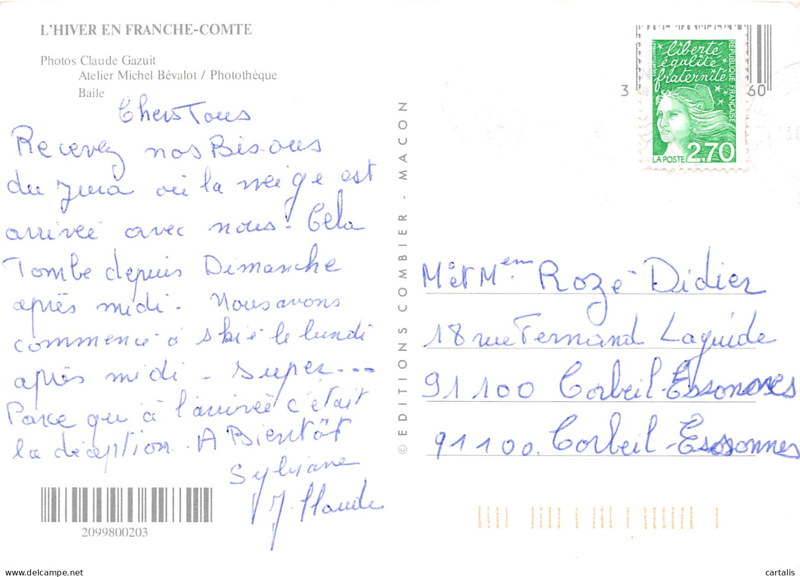 39-FRANCHE COMTE MULTI VUES-N°3772-D/0033 - Other & Unclassified