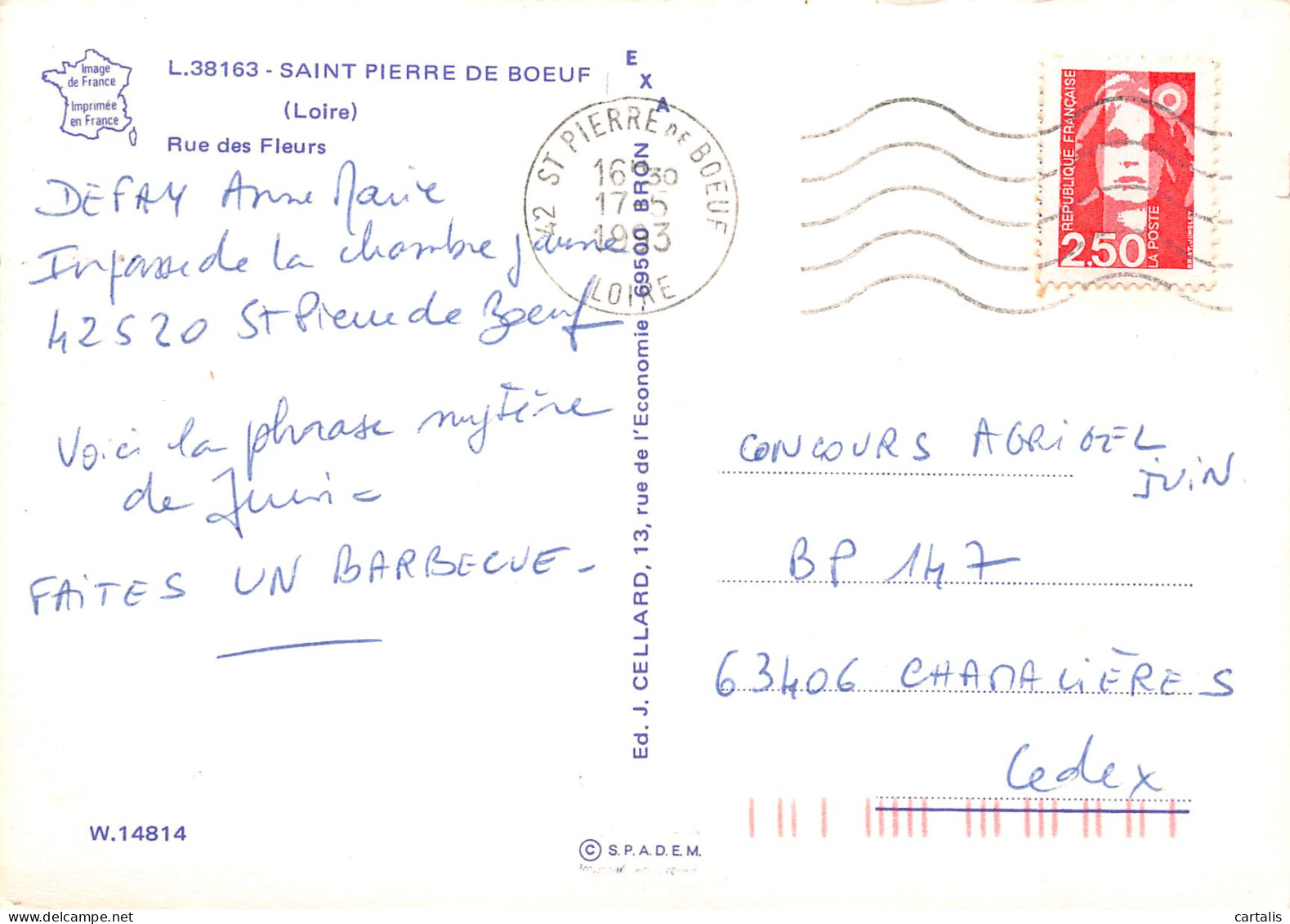 42-SAINT PIERRE DE BŒUF-N°3772-C/0285 - Autres & Non Classés