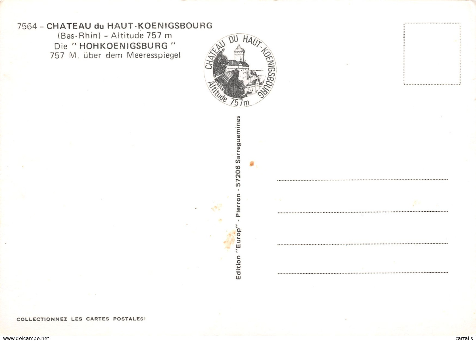 67-HAUT KOENIGSBOURG-N°3773-C/0217 - Sonstige & Ohne Zuordnung