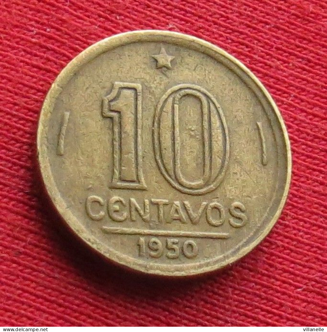 Brazil 10 Centavos 1950 Brasil Bresil Brazilie Brasile W ºº - Brésil