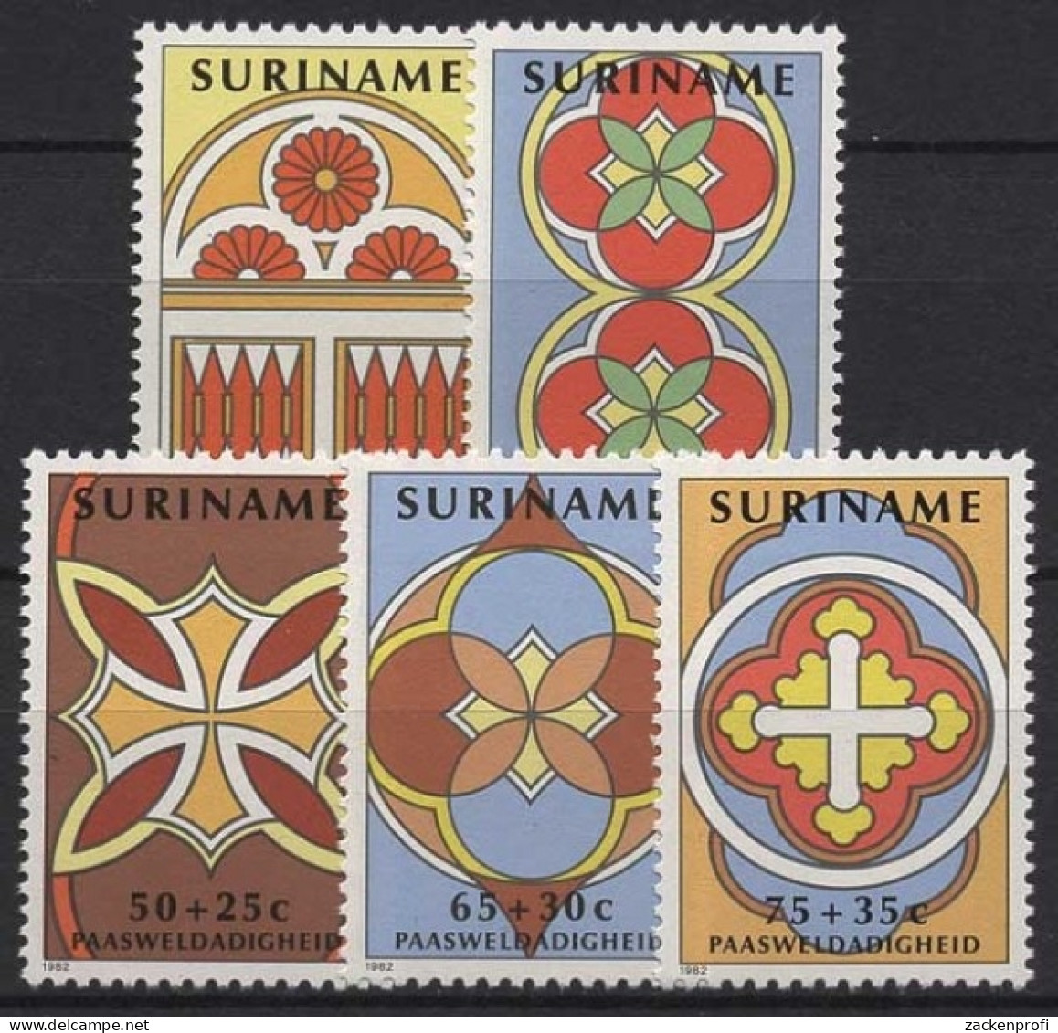 Surinam 1982 Ostern 978/982 Postfrisch - Surinam