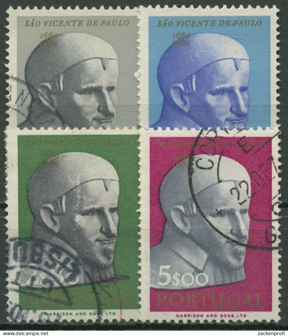 Portugal 1963 300. Todestag Von Vinzenz Von Paul, Caritas 941/44 Gestempelt - Used Stamps