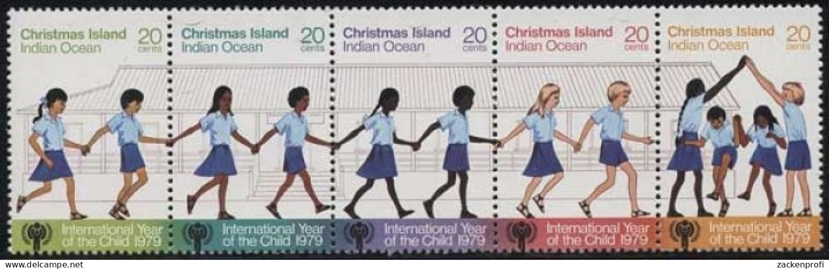 Weihnachts-Insel 1979 Int. Jahr Des Kindes 110/14 ZD Postfrisch (C25490) - Christmas Island