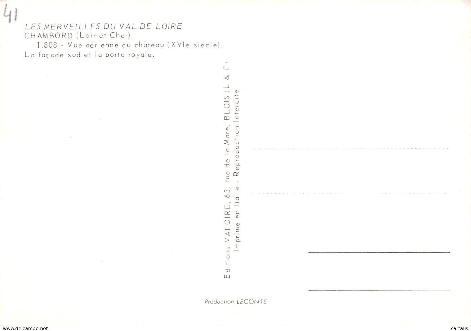 41-CHAMBORD-N°3773-A/0241 - Chambord