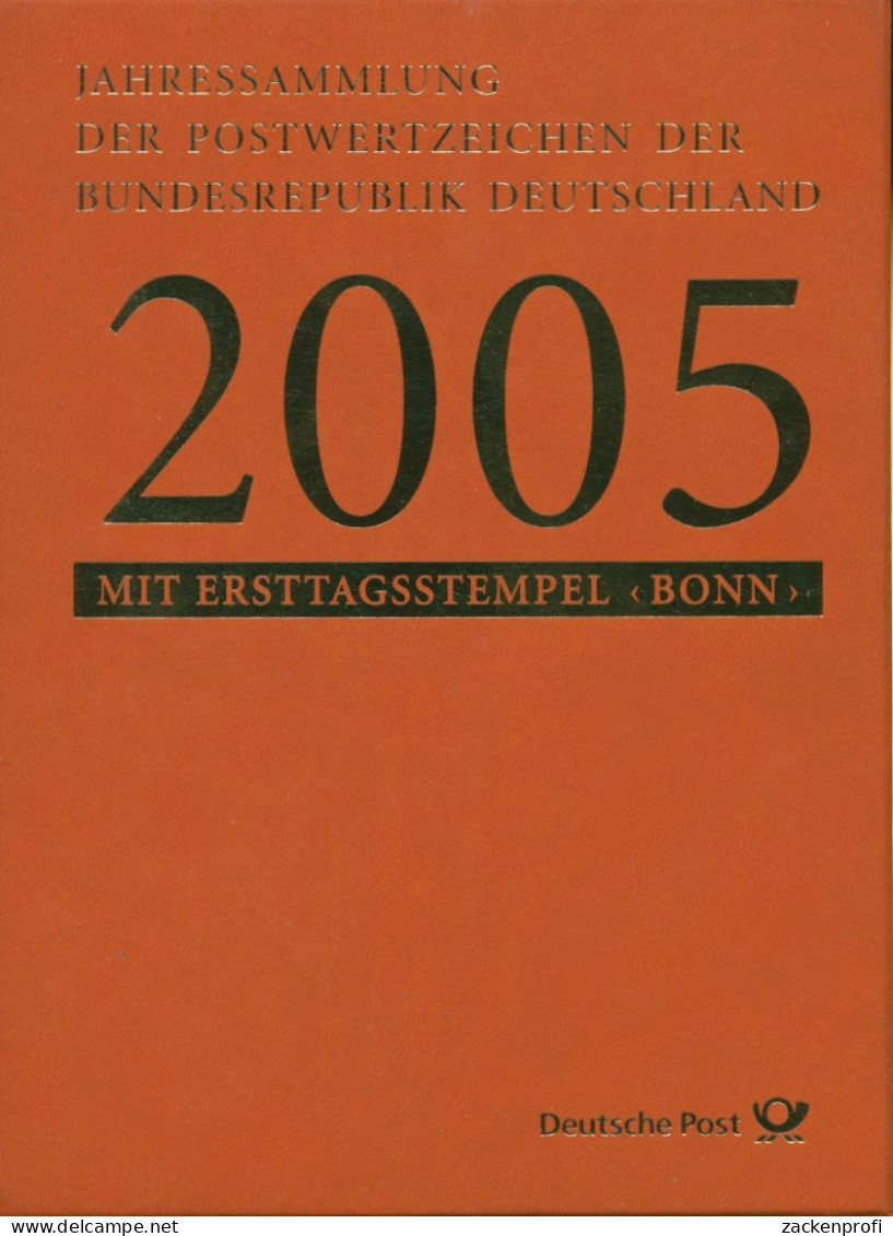 Bund Jahressammlung 2005 Mit Allen Marken Gestempelt Wie Verausgabt (XL9612) - Unused Stamps