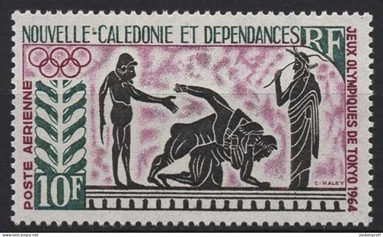 Neukaledonien 1964 Olympische Sommerspiele In Tokio 410 Postfrisch - Unused Stamps