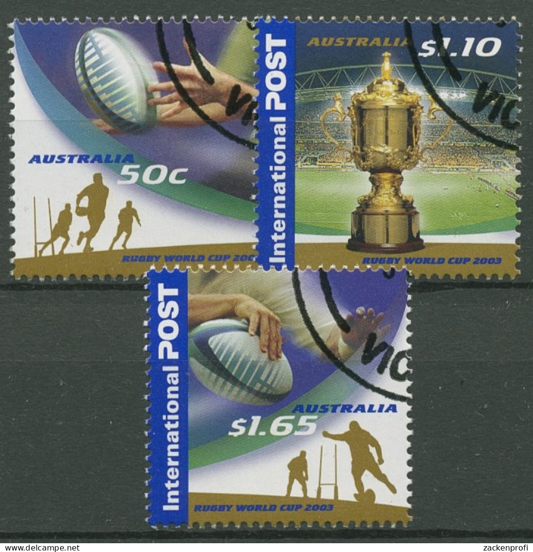 Australien 2003 Rugby-Weltmeisterschaft 2271/73 Gestempelt - Gebraucht