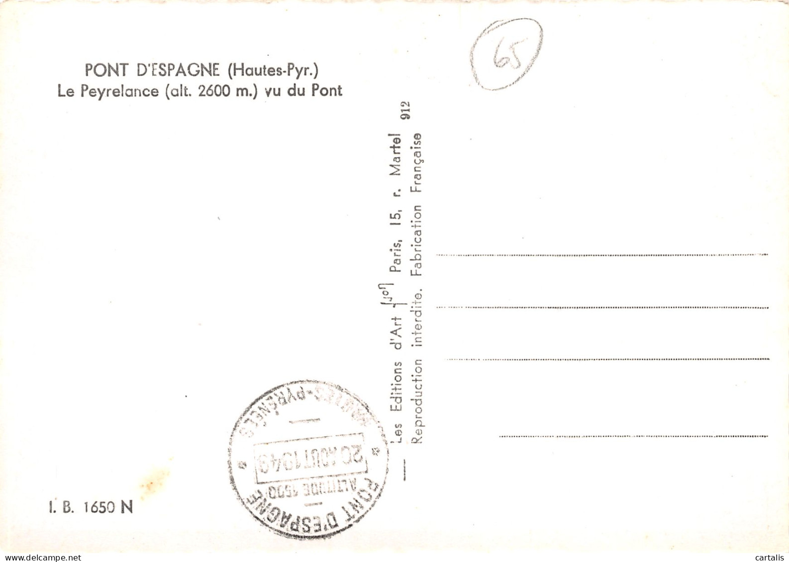 65-PONT D Espagne-N°3773-A/0073 - Other & Unclassified