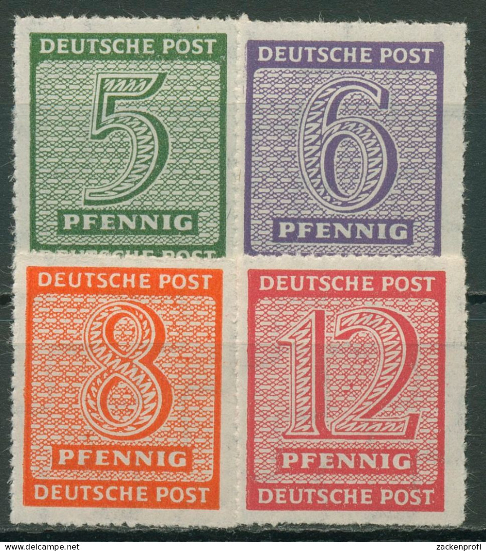 SBZ West-Sachsen 1945 Postmeistertrennung Roßwein 116/19 D X Postfrisch Geprüft - Other & Unclassified