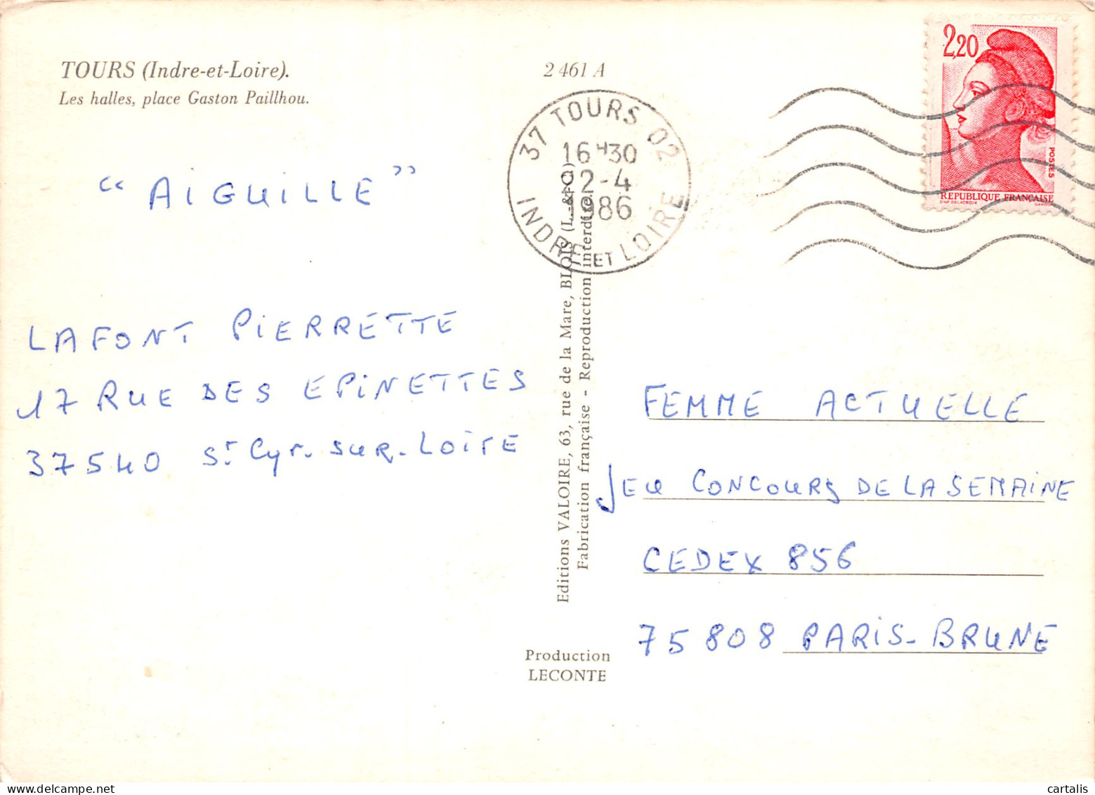 37-TOURS-N°3774-A/0085 - Tours