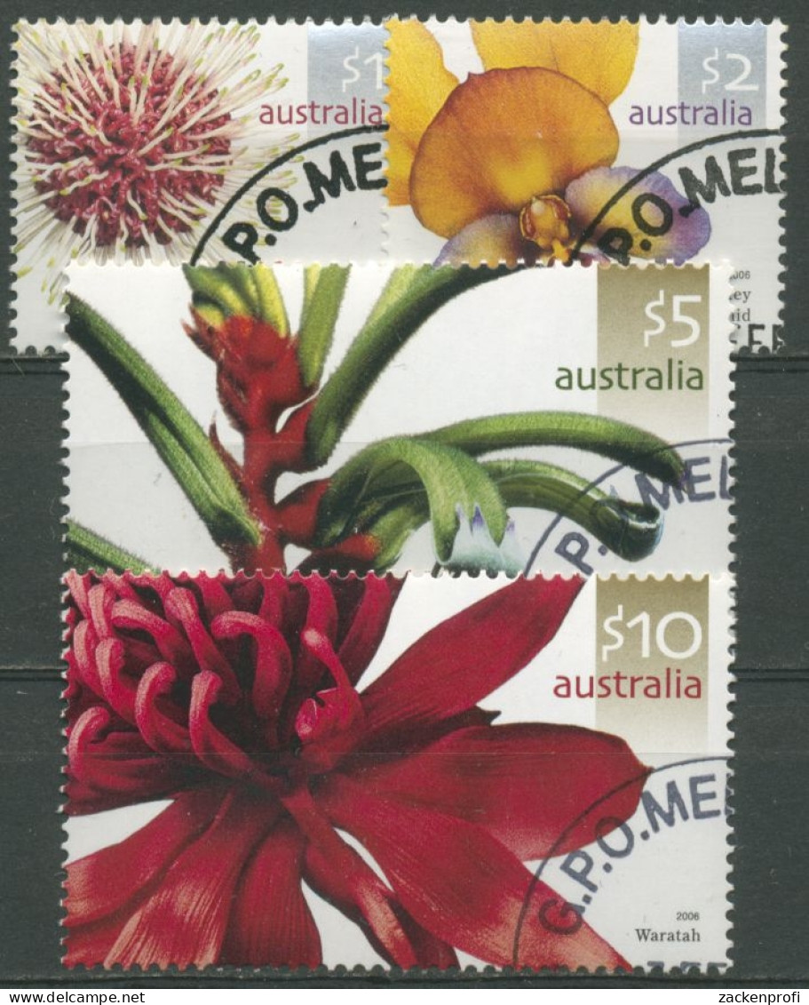 Australien 2006 Wildblumen 2522/25 Gestempelt - Oblitérés