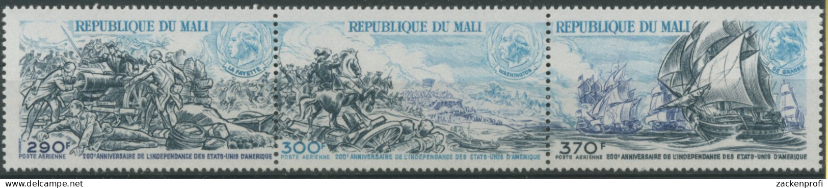 Mali 1975 200 Jahre Unabhängigkeit Der USA 499/01 ZD Postfrisch (C27082) - Malí (1959-...)