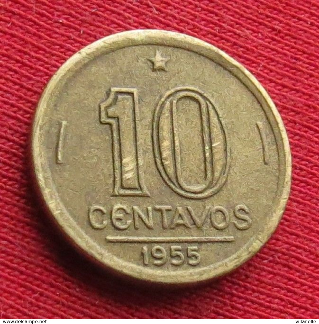 Brazil 10 Centavos 1955 Brasil Bresil Brazilie Brasile W ºº - Brasilien