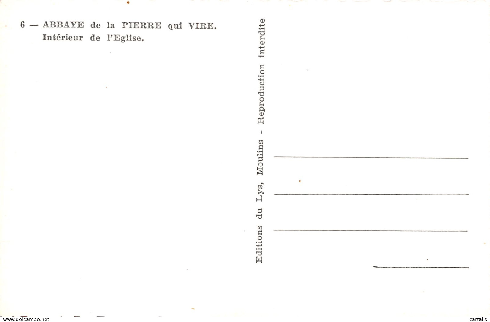 89-LA PIERRE QUI VIRE-N°3773-E/0223 - Autres & Non Classés