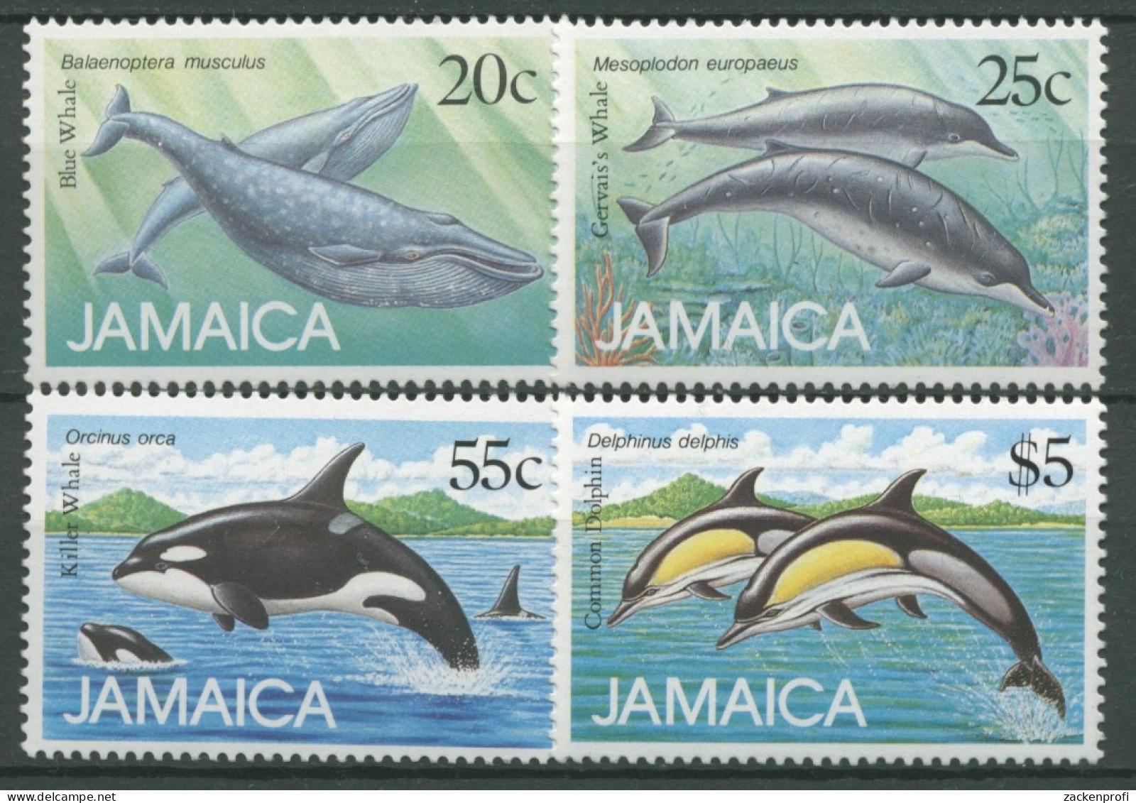 Jamaika 1988 Wale Der Karibik 691/94 Postfrisch - Jamaica (1962-...)