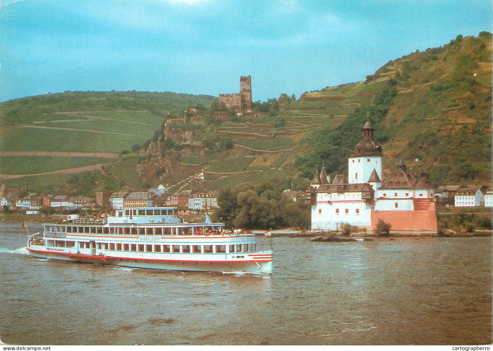 Navigation Sailing Vessels & Boats Themed Postcard Rheingold Cruise Ships - Segelboote