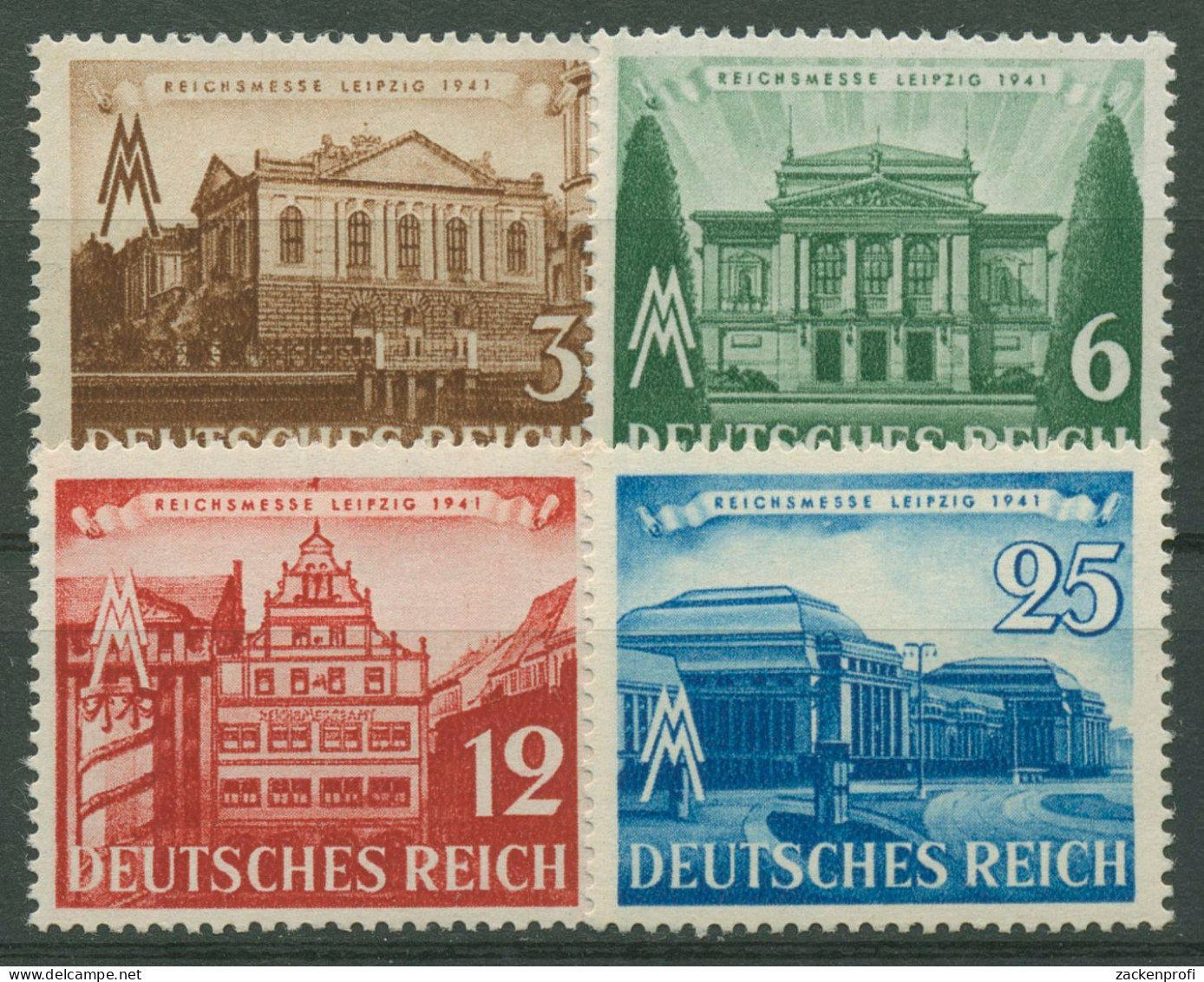 Deutsches Reich 1941 Leipziger Frühjahrsmesse 764/67 Postfrisch - Ungebraucht