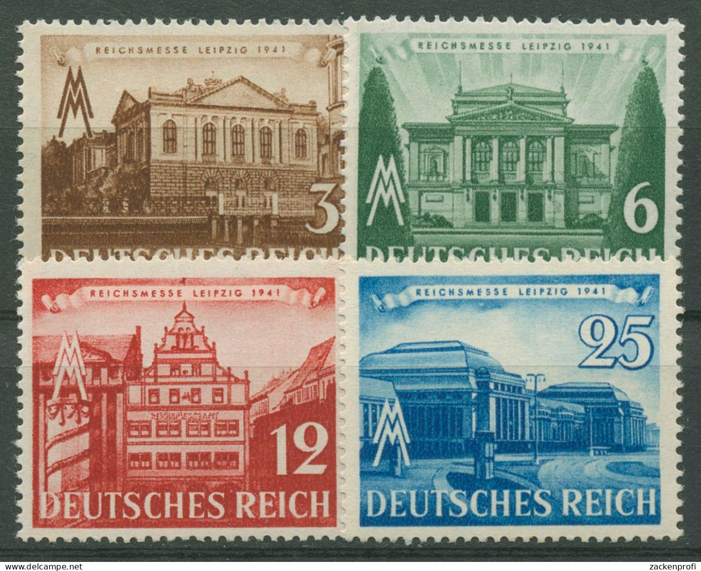 Deutsches Reich 1941 Leipziger Frühjahrsmesse 764/67 Postfrisch - Nuevos
