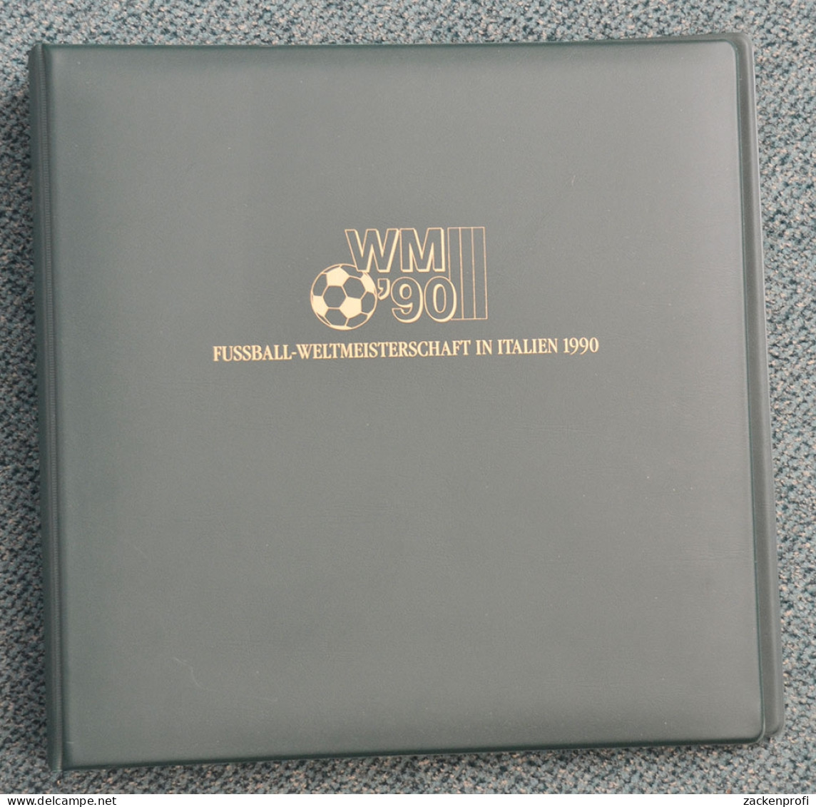 BOREK Ringbinder: Fußball-WM 1990 Italien Grün Gebraucht (Z590) - Alben Leer