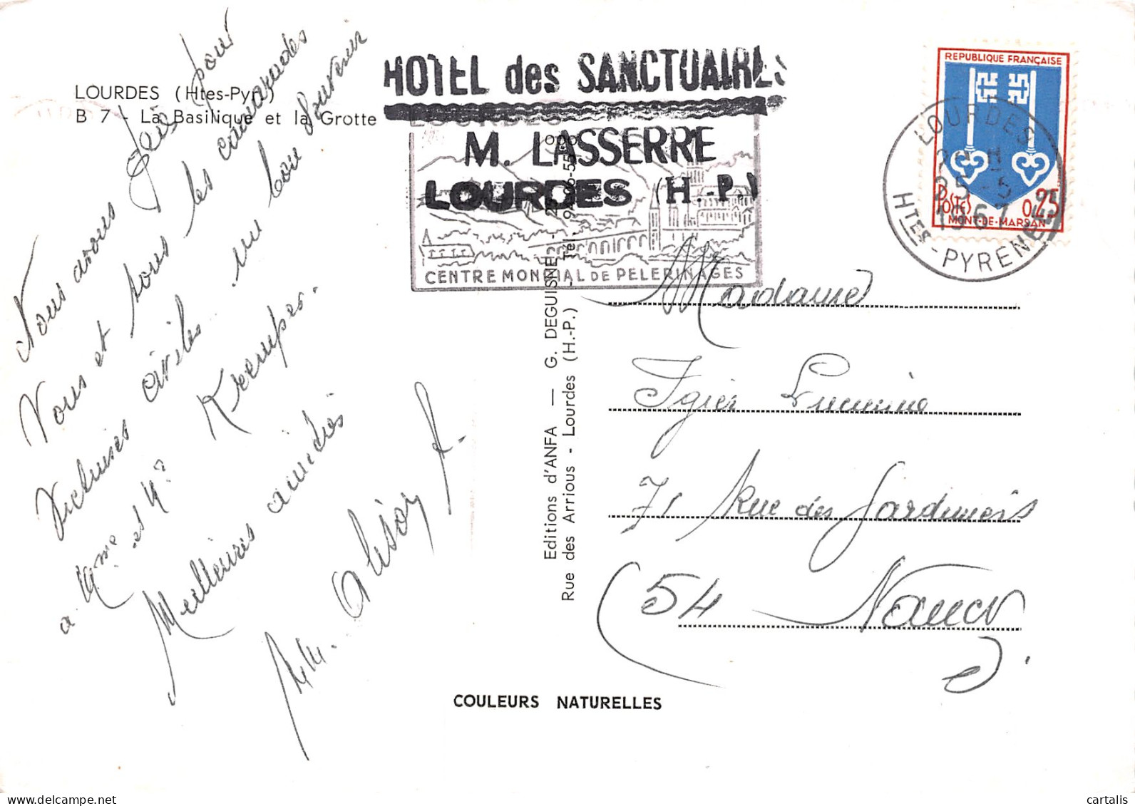 65-LOURDES-N°3773-D/0261 - Lourdes