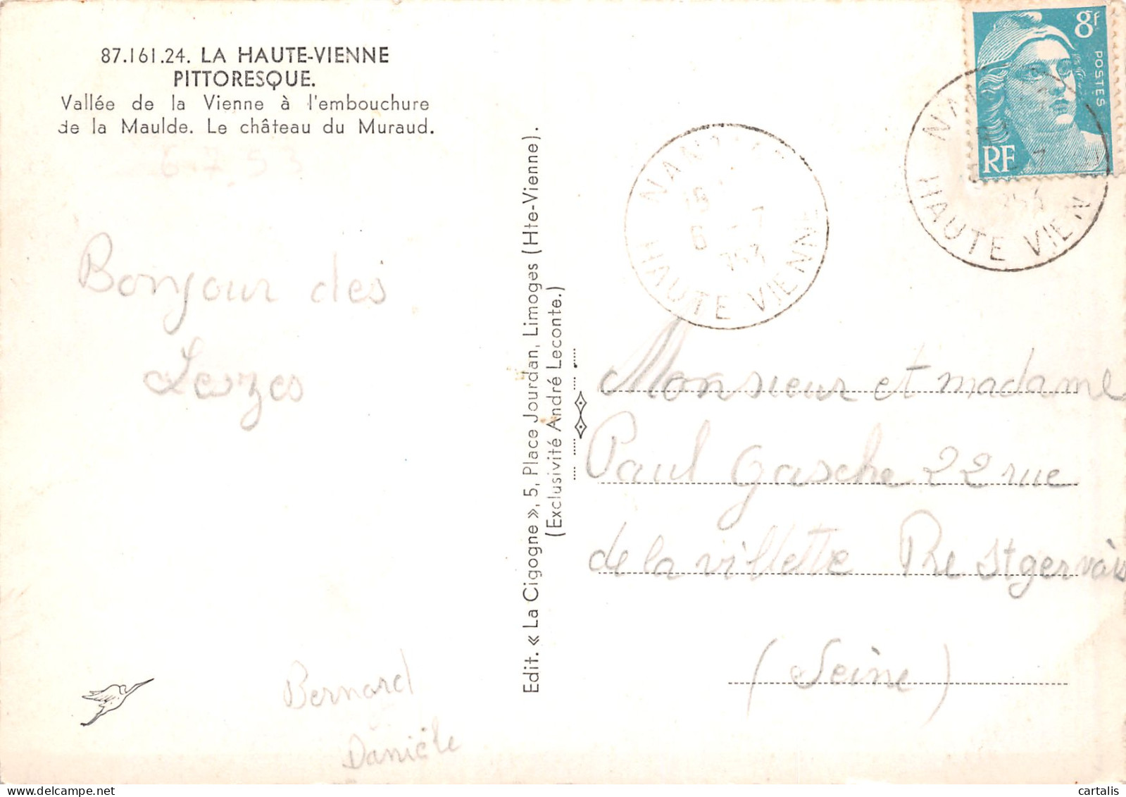 87-VALLEE DE LA VIENNE-N°3773-D/0097 - Other & Unclassified