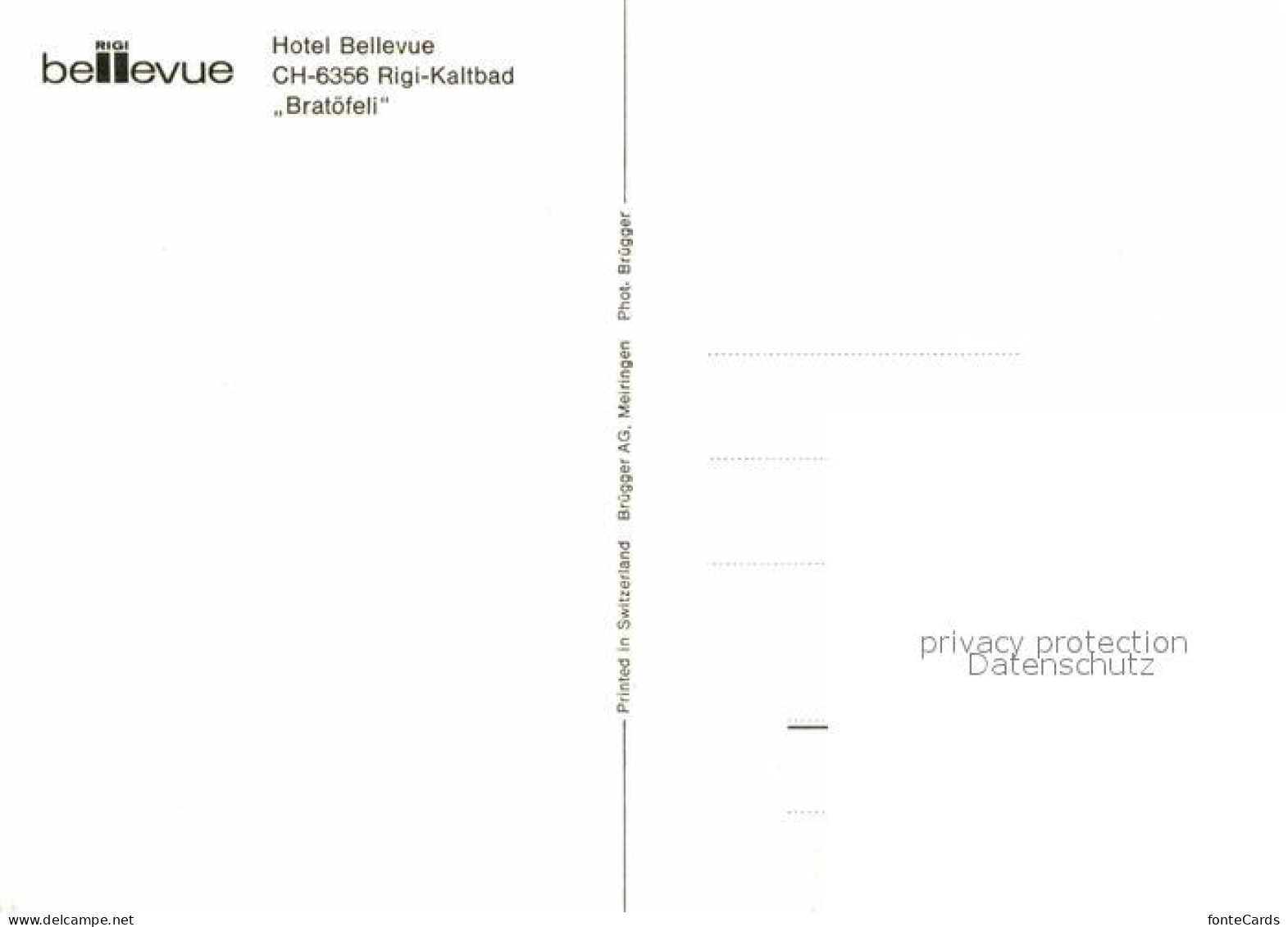 12896052 Rigi Kaltbad Hotel Bellevue Bratoefeli Rigi Kaltbad - Other & Unclassified