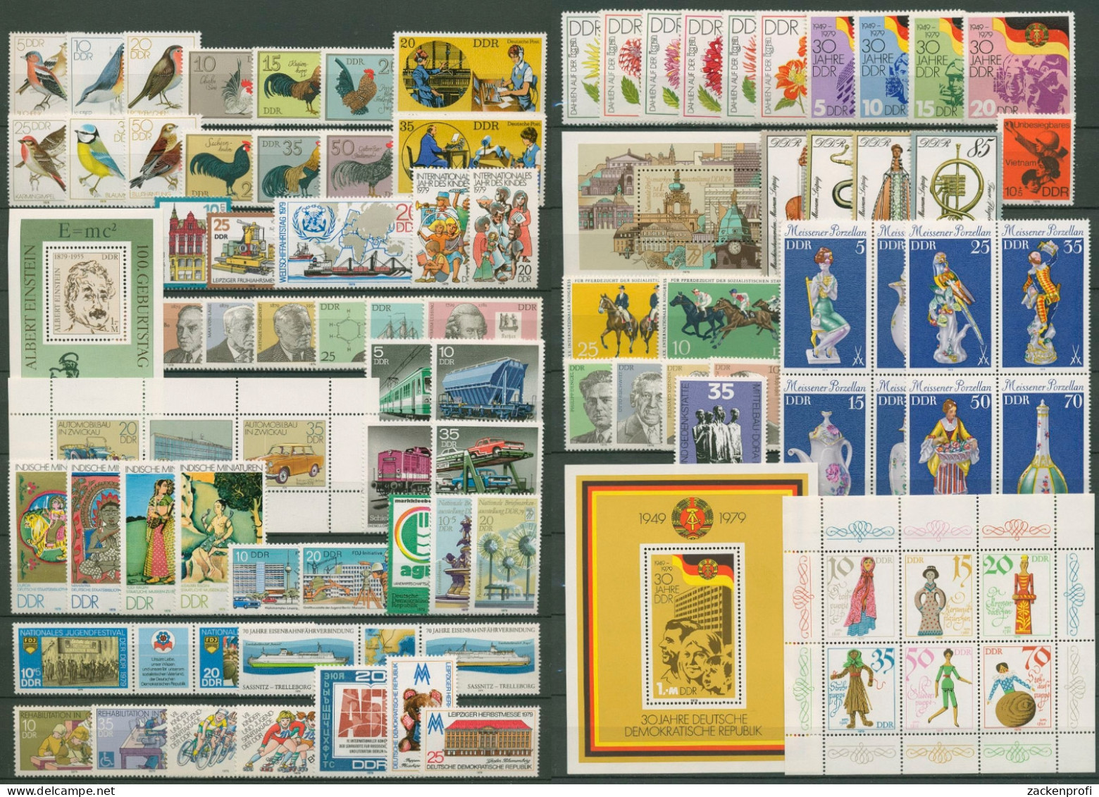 DDR Jahrgang 1979 Komplett Postfrisch (G6429) - Unused Stamps