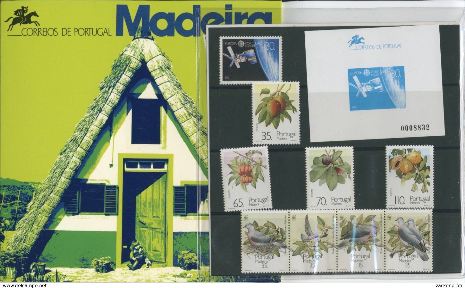Portugal - Madeira 1991 Sonder-Edition Mit Blaudruck 143/52 Postfrisch (XL14787) - Madère