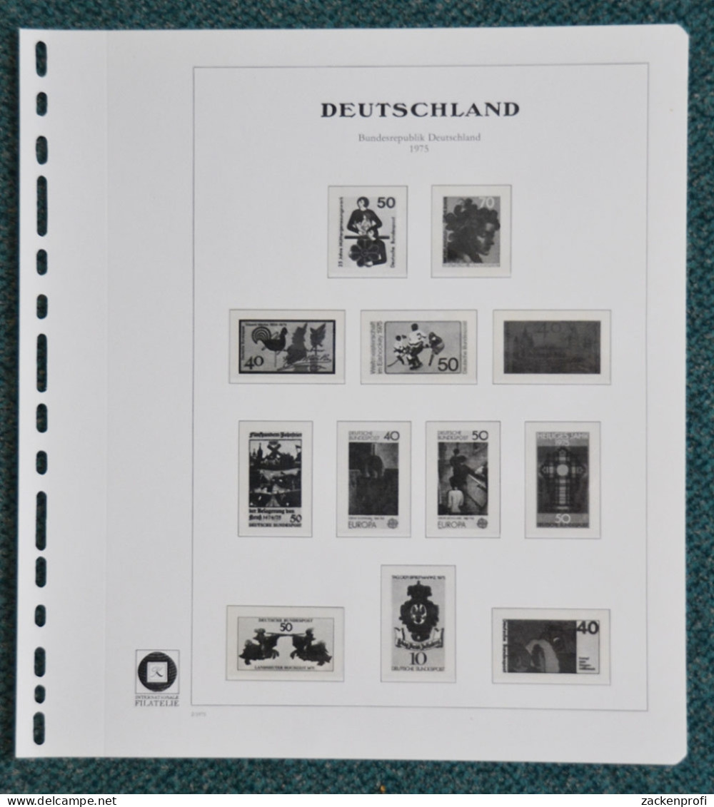 KRÜGER Vordruckblätter Bund 1975/86 SF Gebraucht, Neuwertig (Z851) - Pre-printed Pages