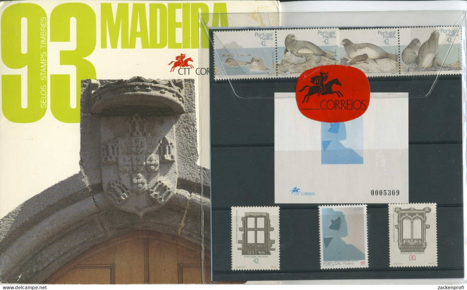 Portugal - Madeira 1993 Sonder-Edition Mit Blaudruck 162/69 Postfrisch (XL14789) - Madère