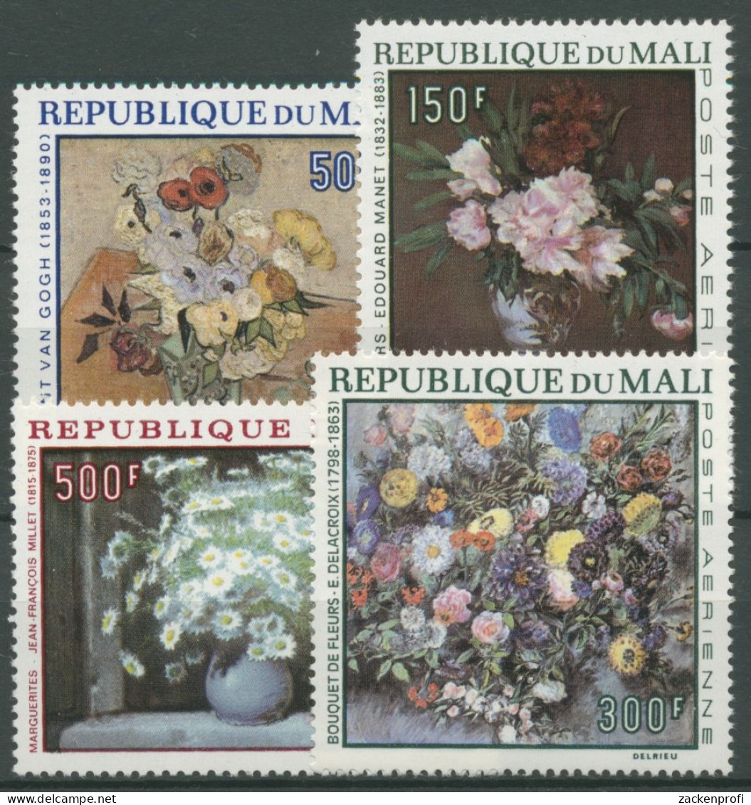 Mali 1968 Blumenstilleben Malerei 164/67 Postfrisch - Mali (1959-...)