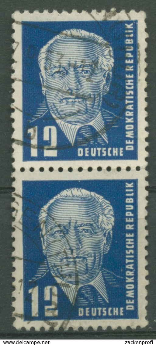 DDR 1952 Wilhelm Pieck Mit X I Wasserzeichen 323 Vb X I Paar Gestempelt - Oblitérés