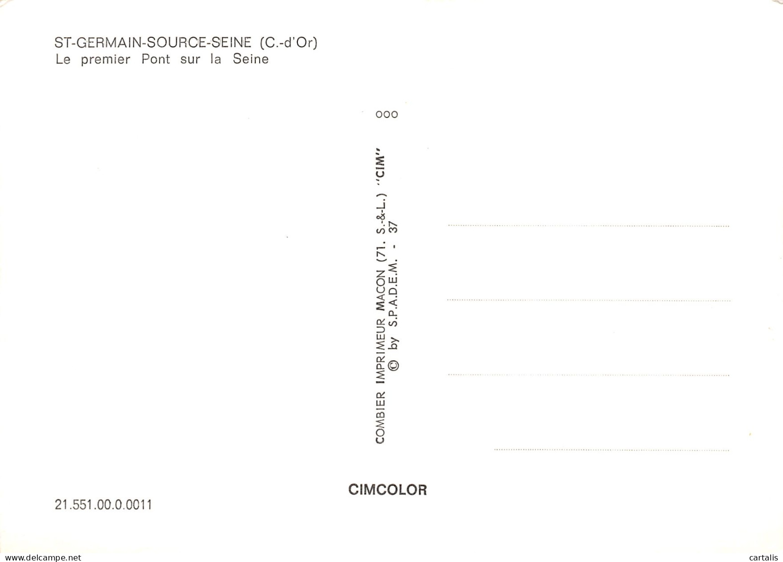 21-SAINT GERMAIN SOURCE SEINE-N°3774-C/0327 - Andere & Zonder Classificatie