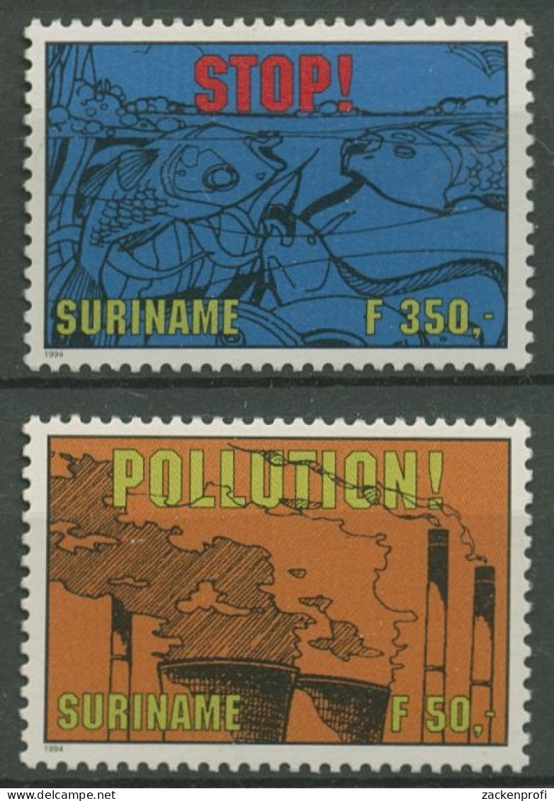 Surinam 1994 Umweltschutz 1475/76 Postfrisch - Suriname