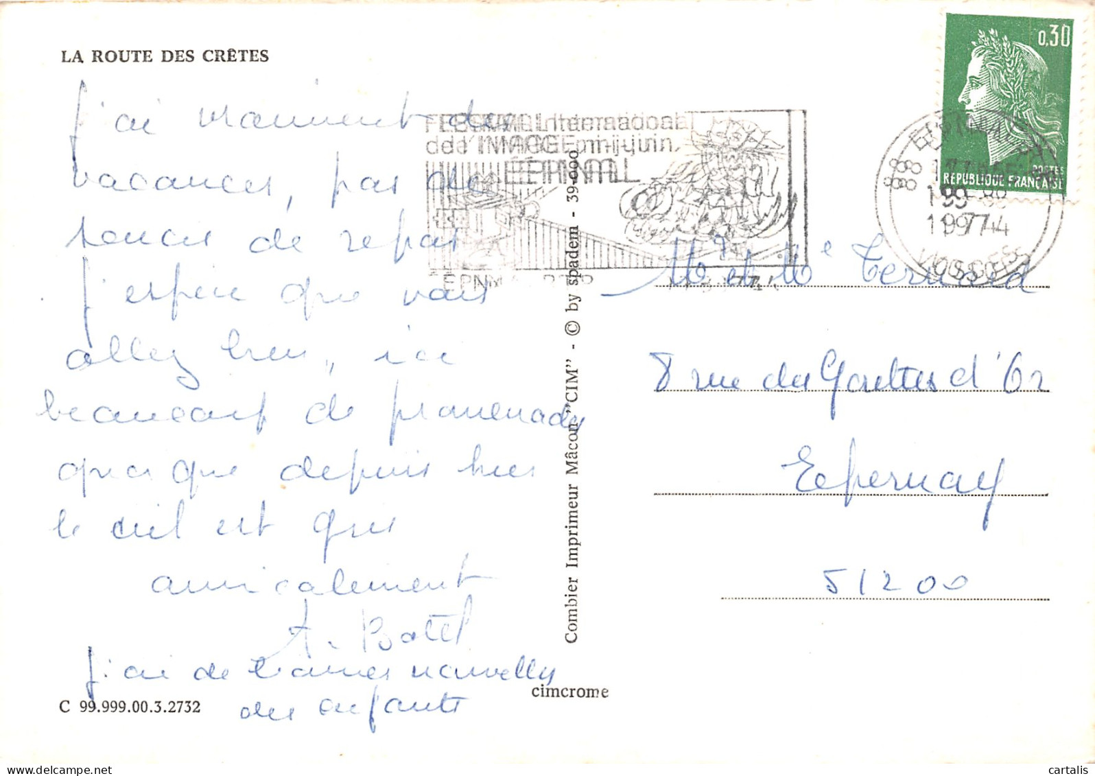 88-ROUTE DES CRETES-N°3774-C/0223 - Andere & Zonder Classificatie