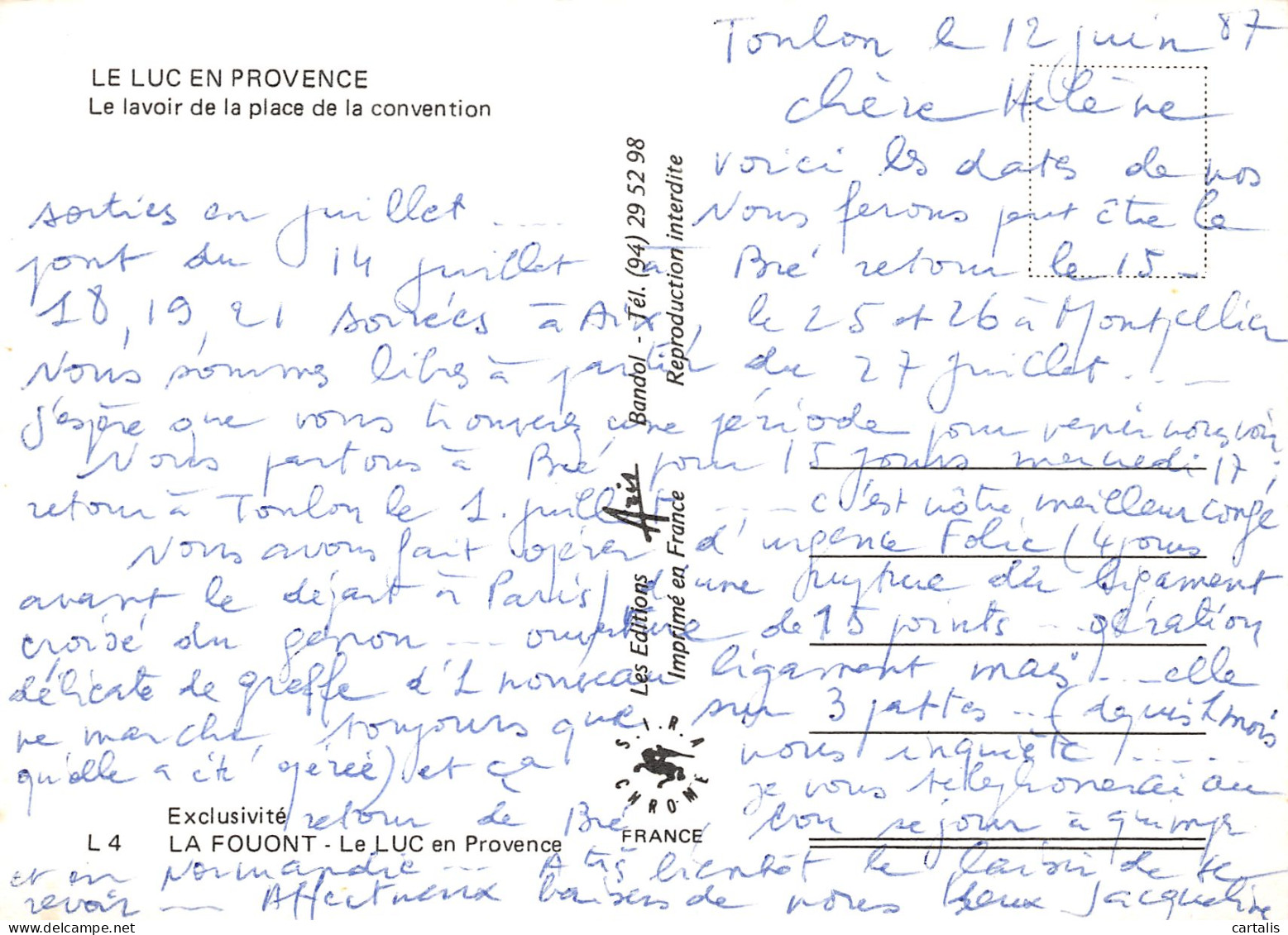 83-LE LUC EN PROVENCE-N°3774-B/0281 - Le Luc