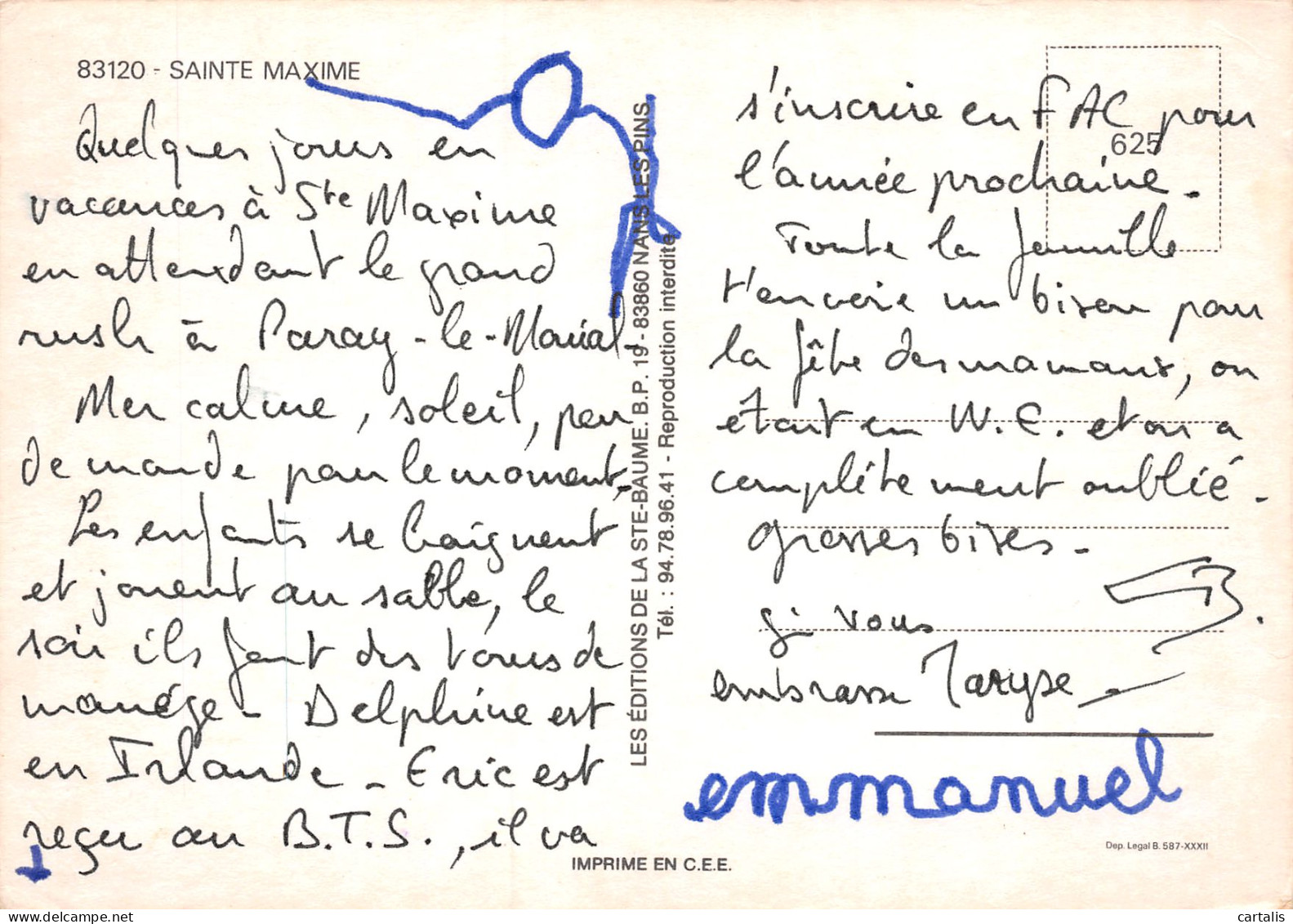 83-SAINTE MAXIME-N°3774-B/0195 - Sainte-Maxime