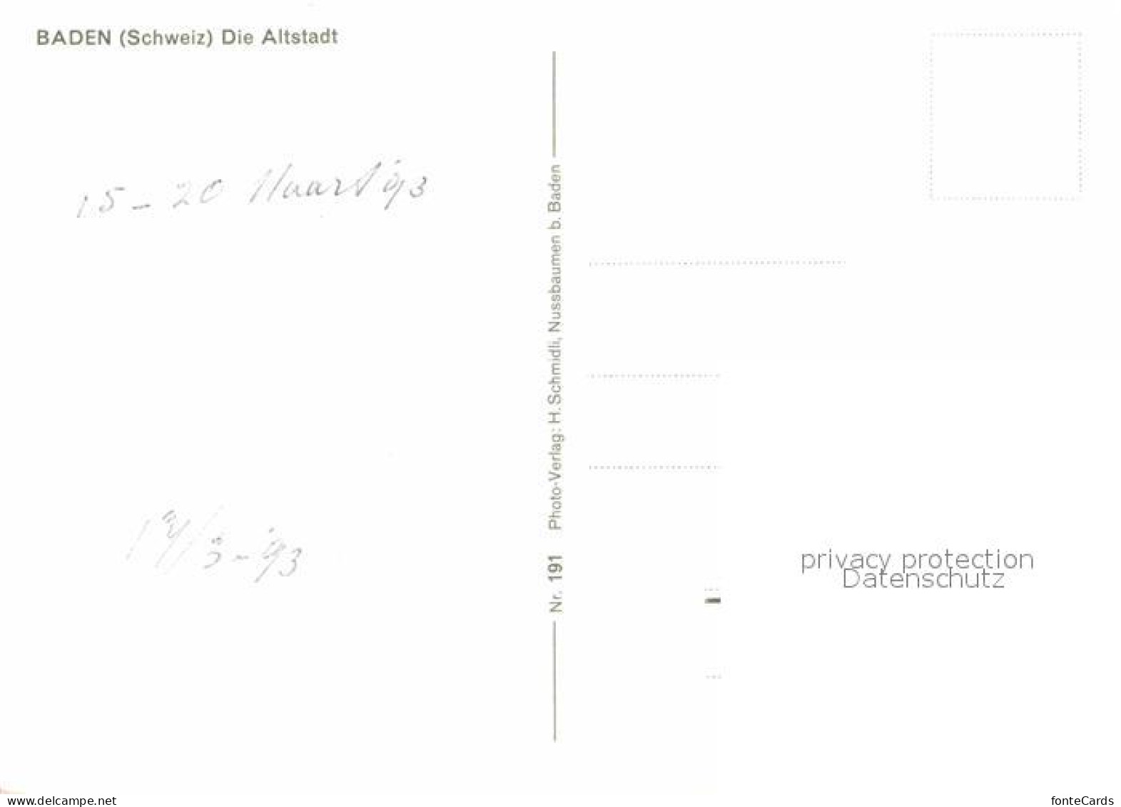 12895642 Baden AG Altstadtblick Baden - Otros & Sin Clasificación