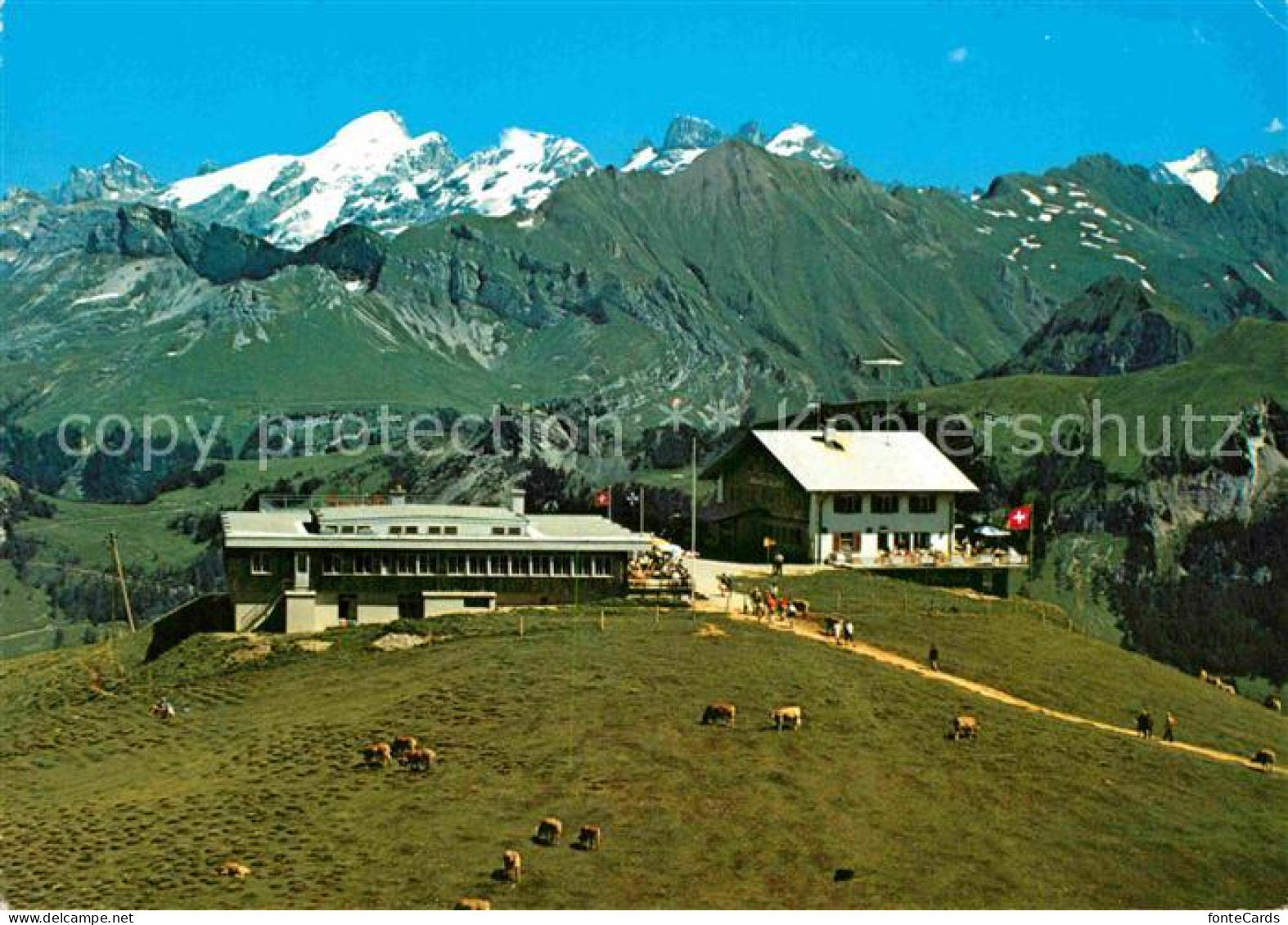 12895250 Lungern Luftseilbahn Berghotel Bellevue Restaurant Sporting Lungern - Autres & Non Classés