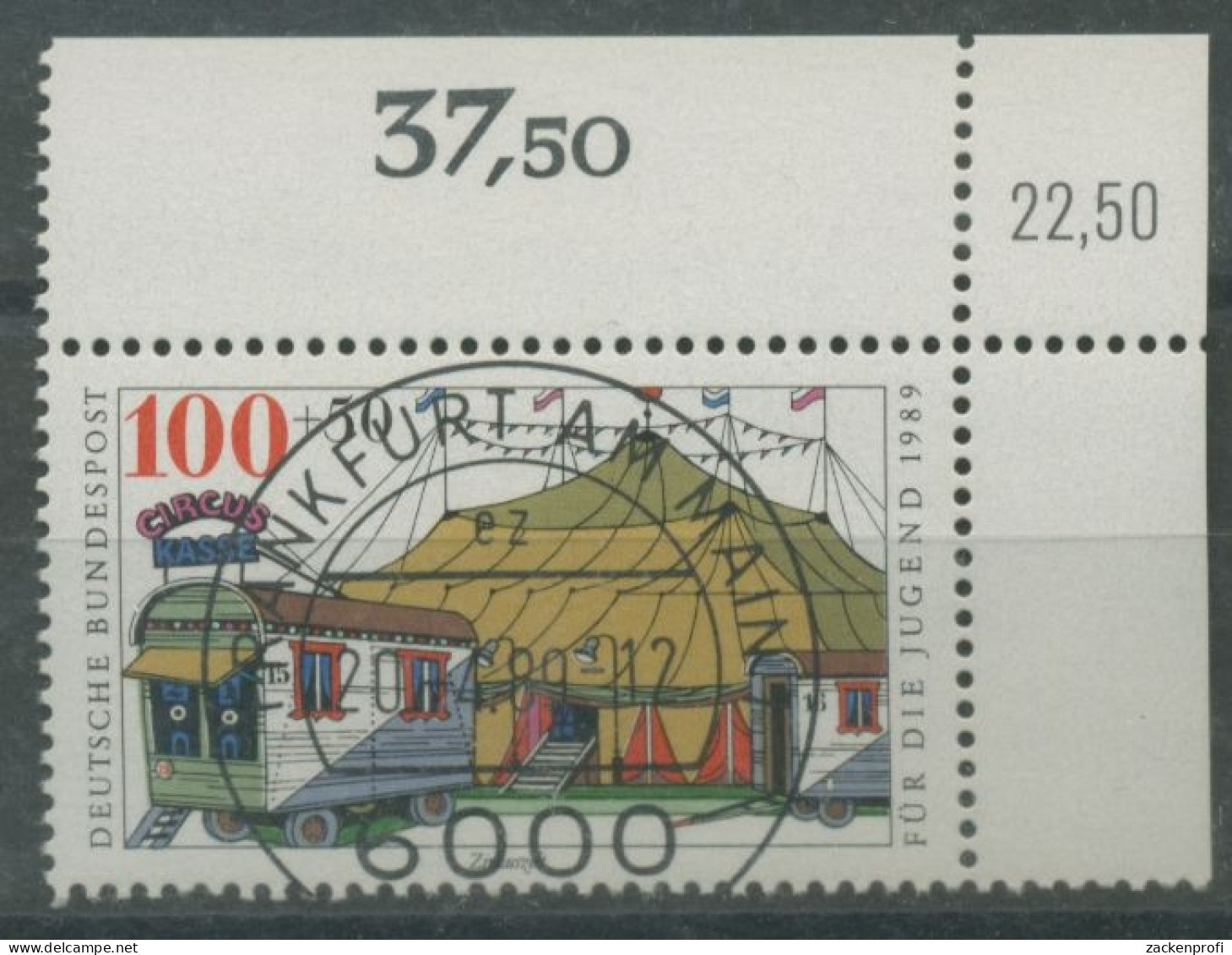 Bund 1989 Jugend: Zirkus 1414 KBWZ Gestempelt (R16112) - Gebruikt