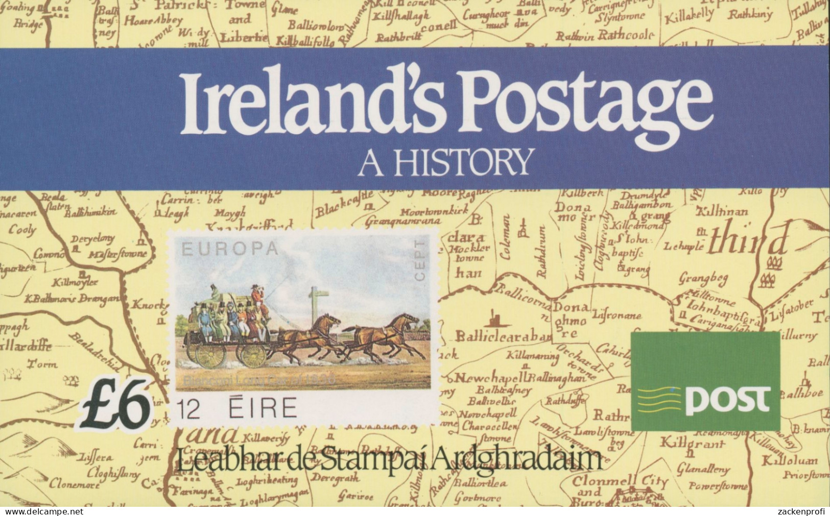 Irland 1990 150 J. Briefmarken Markenheft. (lose Blätter) MH 14 Postfr. (C16479) - Booklets