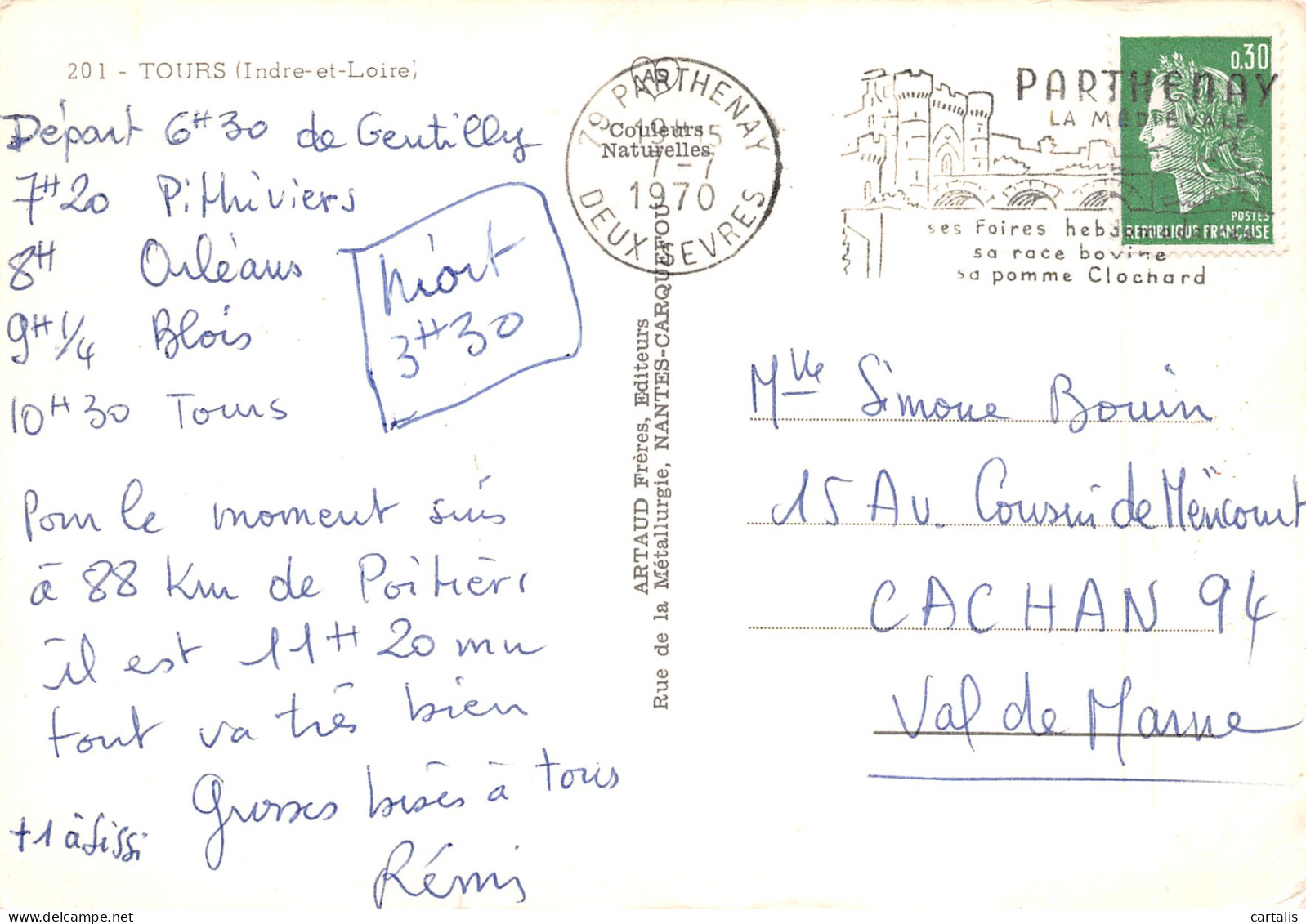 37-TOURS-N°3774-A/0121 - Tours