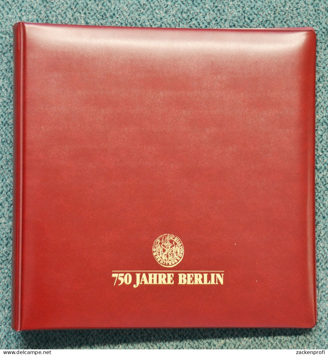 BOREK Ringbinder: 750 Jahre Berlin 1987 Rot Gebraucht (Z1035) - Raccoglitori Vuoti